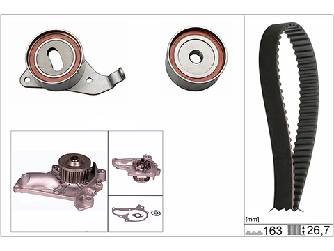 Water Pump & Timing Belt Kit 530026830 - INA