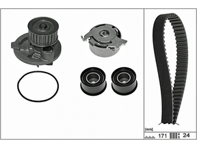 Water Pump & Timing Belt Kit 530035831 - INA