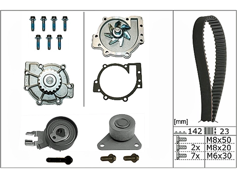 Water Pump & Timing Belt Kit 530046730 - INA