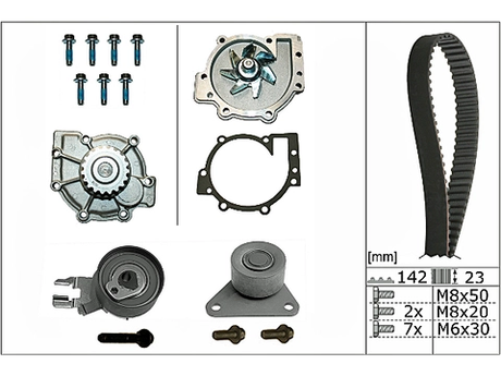 Water Pump & Timing Belt Kit 530046730 - INA