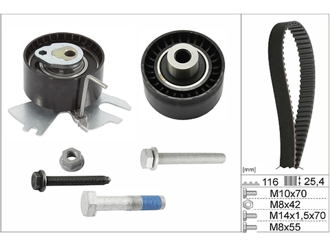 Timing Belt Kit 530055810 - INA