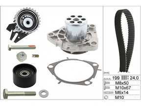 Water Pump & Timing Belt Kit 530056230 - INA