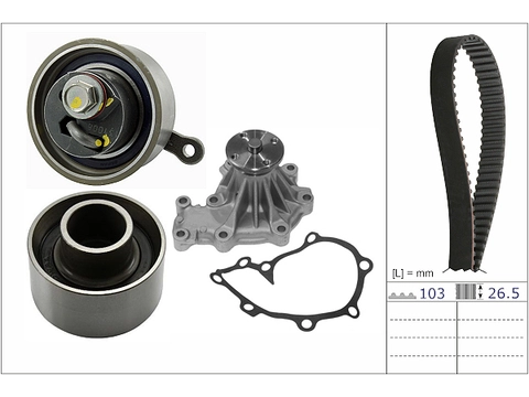 Water Pump & Timing Belt Kit 530066430 - INA