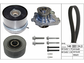 Water Pump & Timing Belt Kit 530072430 - INA