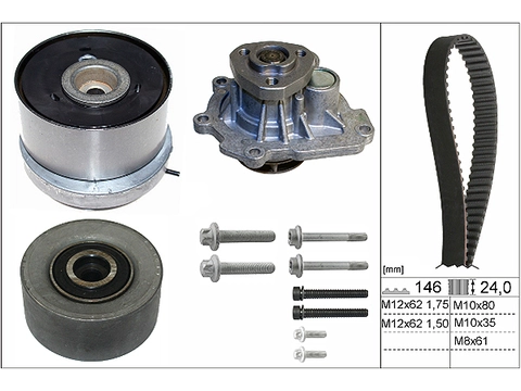 Water Pump & Timing Belt Kit 530072430 - INA