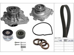 Water Pump & Timing Belt Kit 530089230 - INA