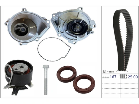 Water Pump & Timing Belt Kit 530090730 - INA
