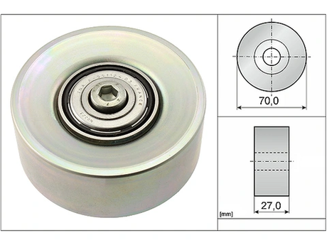 Deflection/Guide Pulley V-Ribbed Belt 532039810 - INA