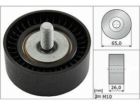 Deflection/Guide Pulley V-Ribbed Belt 532047910 - INA