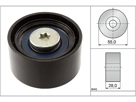 Deflection/Guide Pulley V-Ribbed Belt 532055610 - INA