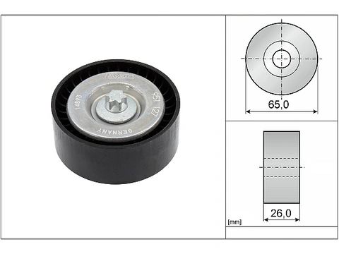 Deflection/Guide Pulley V-Ribbed Belt 532063010 - INA