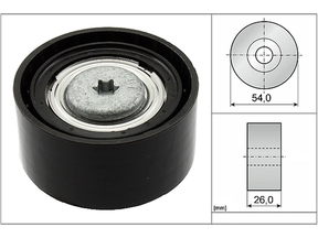 Deflection/Guide Pulley V-Ribbed Belt 532067210 - INA