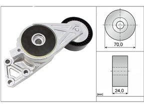 Belt Tensioner V-Ribbed Belt 533007630 - INA