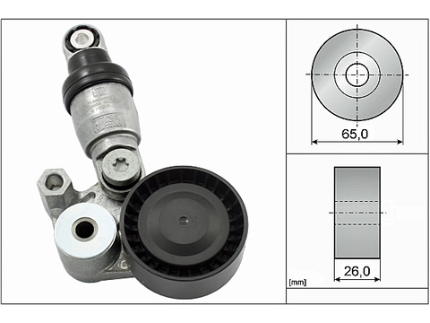 Belt Tensioner V-Ribbed Belt 533012910 - INA