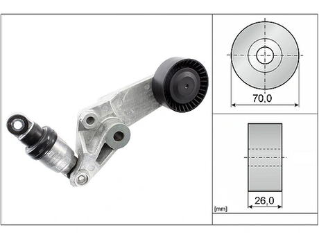 Belt Tensioner V-Ribbed Belt 534001610 - INA