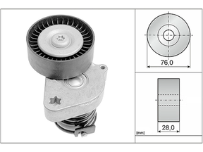 Belt Tensioner V-Ribbed Belt 534008130 - INA