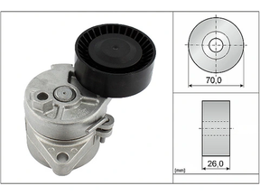 Belt Tensioner V-Ribbed Belt 534010410 - INA