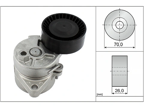Belt Tensioner V-Ribbed Belt 534010410 - INA