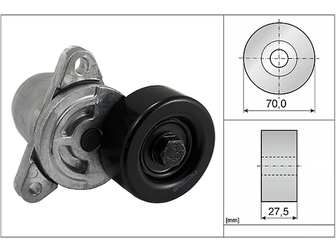 Belt Tensioner V-Ribbed Belt 534030610 - INA
