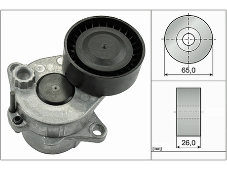 Belt Tensioner V-Ribbed Belt 534033710 - INA