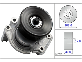 Belt Tensioner V-Ribbed Belt 534035010 - INA