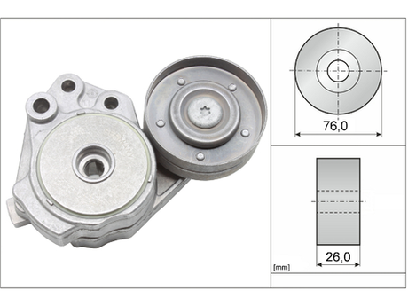 Belt Tensioner V-Ribbed Belt 534037410 - INA