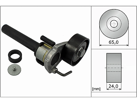 Belt Tensioner V-Ribbed Belt 534042210 - INA