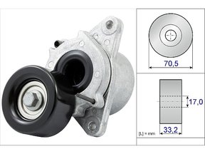 Belt Tensioner V-Ribbed Belt 534043510 - INA