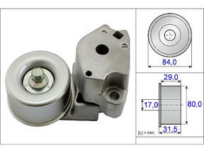 Belt Tensioner V-Ribbed Belt 534047710 - INA