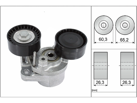 Belt Tensioner V-Ribbed Belt 534048210 - INA