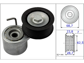 Belt Tensioner V-Ribbed Belt 534048710 - INA