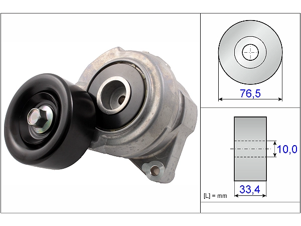 Belt Tensioner V-Ribbed Belt 534049310 - INA