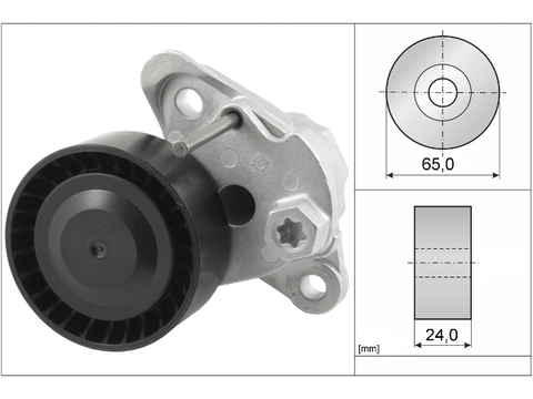 Belt Tensioner V-Ribbed Belt 534049710 - INA