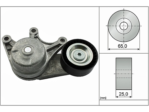 Belt Tensioner V-Ribbed Belt 534053510 - INA