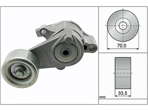 Belt Tensioner V-Ribbed Belt 534056610 - INA