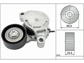 Belt Tensioner V-Ribbed Belt 534057110 - INA