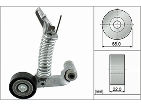 Belt Tensioner V-Ribbed Belt 534057410 - INA