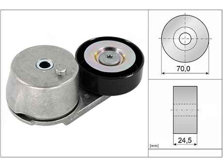 Belt Tensioner V-Ribbed Belt 534070410 - INA