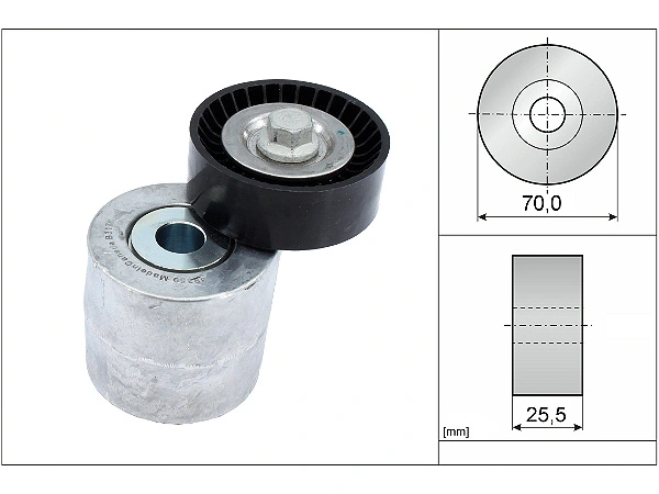 Belt Tensioner V-Ribbed Belt 534071510 - INA
