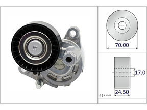 Belt Tensioner V-Ribbed Belt 534077610 - INA
