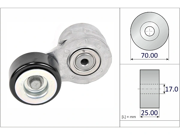 Belt Tensioner V-Ribbed Belt 534082110 - INA