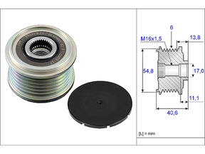 Alternator Freewheel Clutch 535010210 - INA