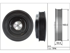 Belt Pulley Crankshaft 544013210 - INA