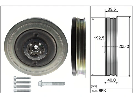 Belt Pulley Crankshaft 544050320 - INA