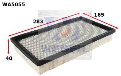 Air Filter Fits Ford WA5055 - Wesfil | Universal Auto Spares