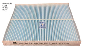 Cabin Filter RCA282P Fits Nissan WACF0199 - Wesfil