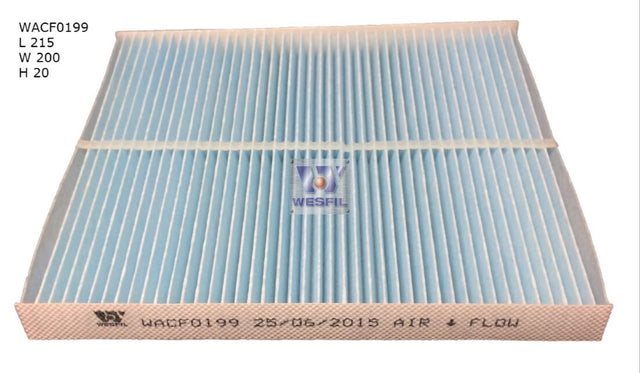 Cabin Filter RCA282P Fits Nissan WACF0199 - Wesfil | Universal Auto Spares