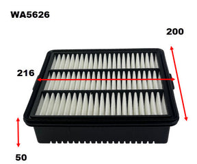 Air Filter Fits Hyundai A2086 WA5626 - Wesfil