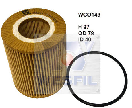 Oil Filter R2729P Fits Jaguar/Landrover WCO143 - Wesfil | Universal Auto Spares