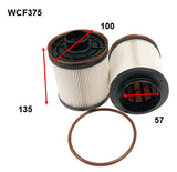 Diesel Fuel Filter Fits Ford WCF375 - Wesfil